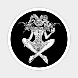 Baphomet Lunar Arachnid Magnet